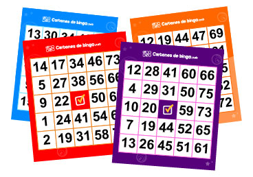 Cartones de Bingo ❤️ para imprimir GRATIS